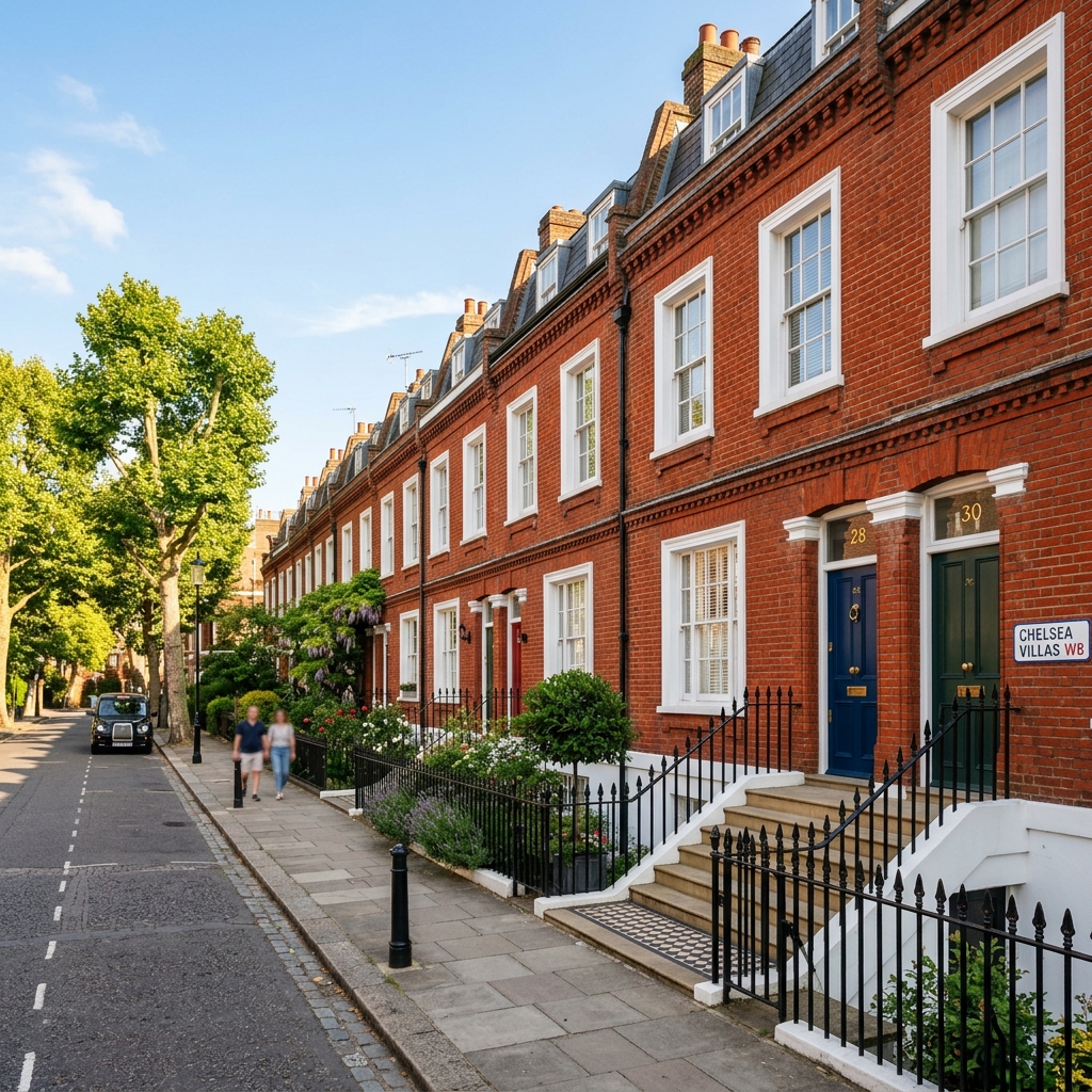 Terraced house brickwork