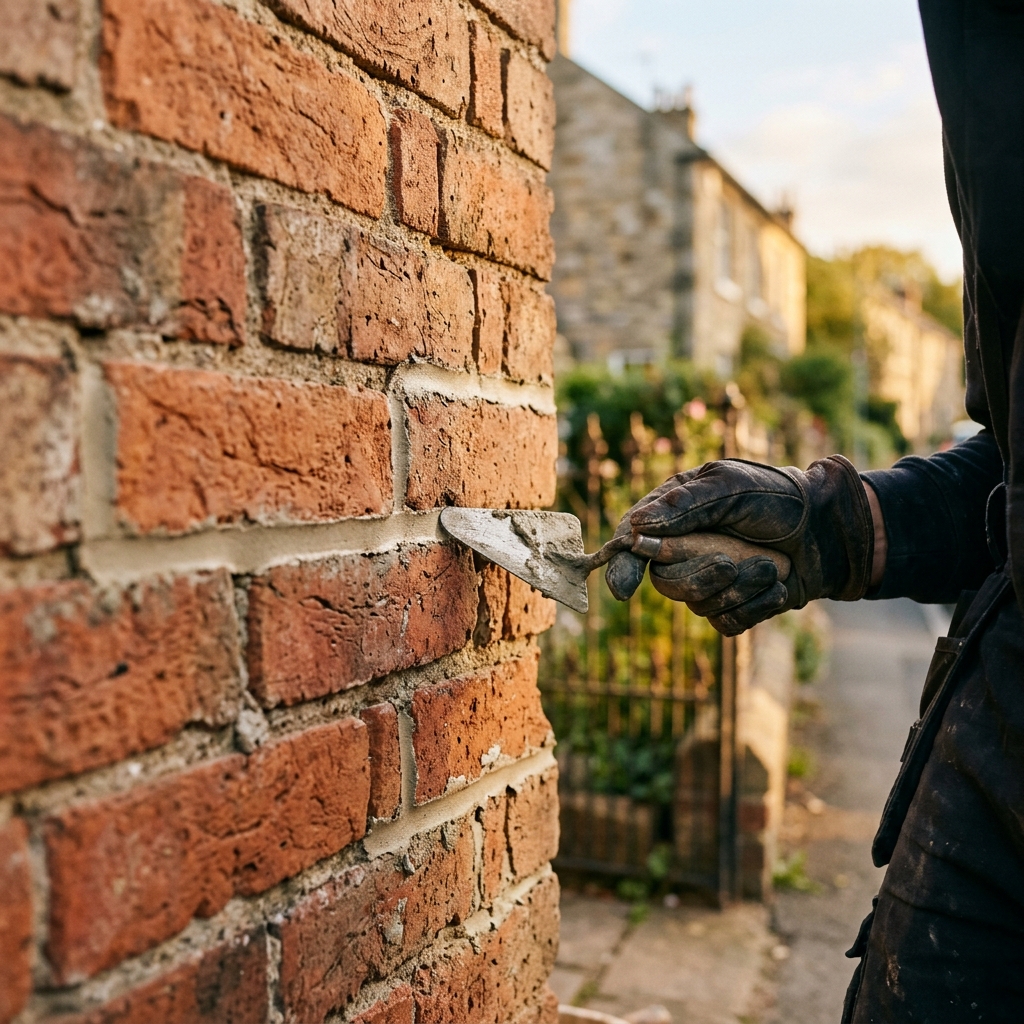 Expert brick repointing craftsmanship